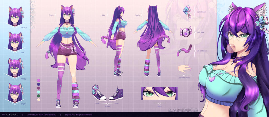 Ref sheet by Kestrelia_