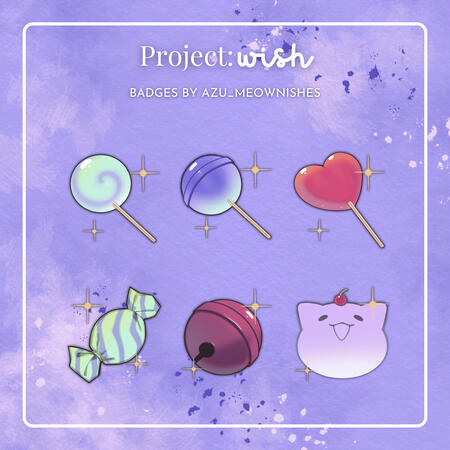 badges by azu_meownishes